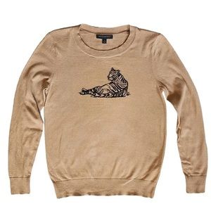 Banana Republic Tiger Crew Neck